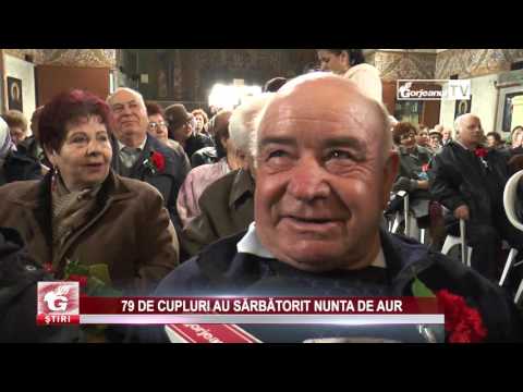 79 DE CUPLURI AU SĂRBĂTORIT NUNTA DE AUR