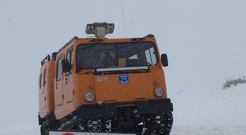 În plină primăvară, Ninsori abundente în zona montană