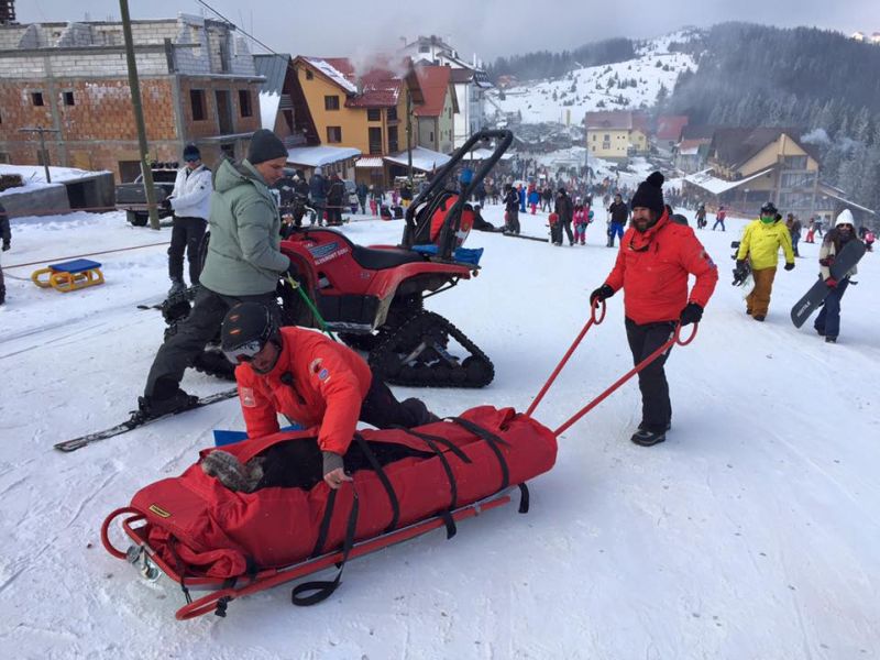 Trei turiști accidentați la Rânca