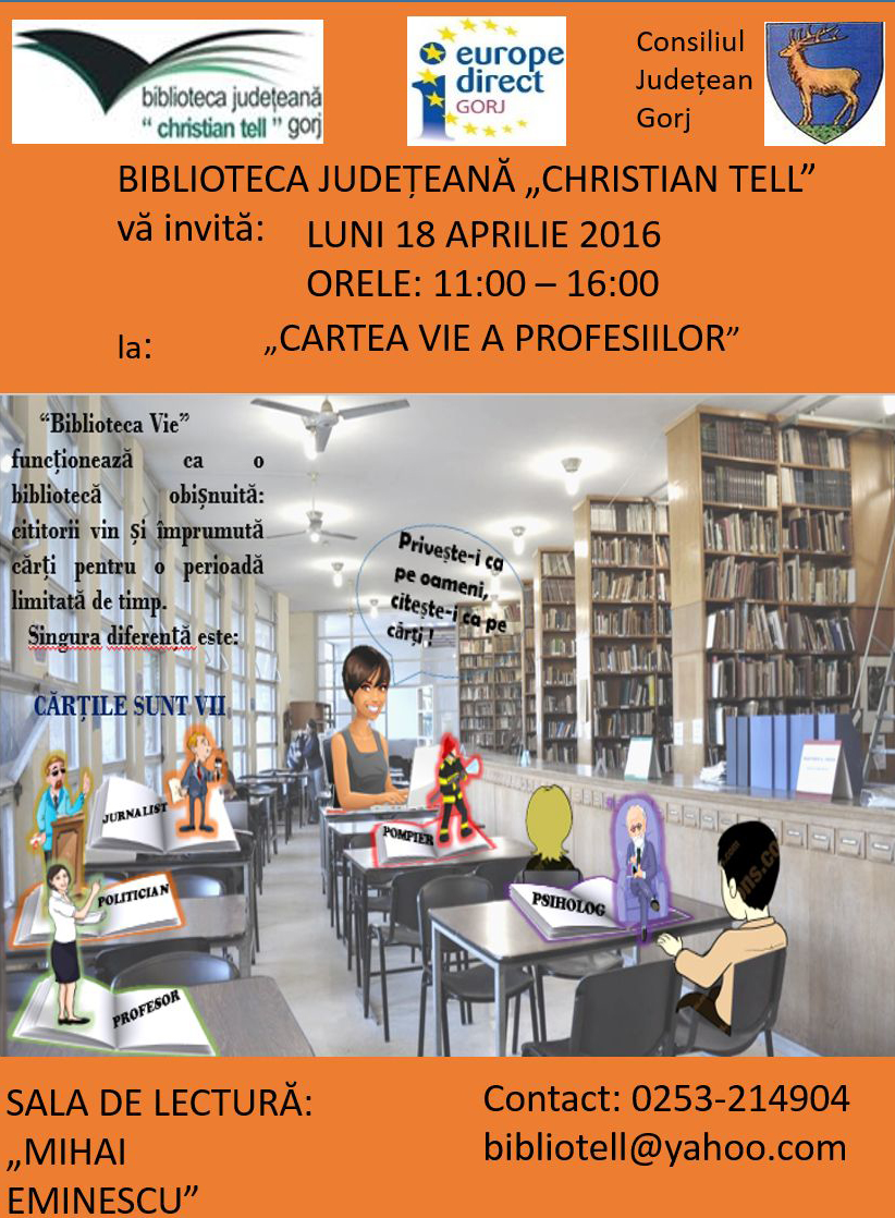 Cărțile prind viață la bibliotecă