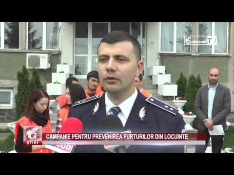 CAMPANIE PENTRU PREVENIREA FURTURILOR DIN LOCUINŢE