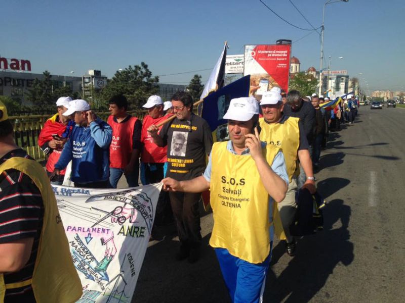 Marşul minerilor ar putea lua drumul spre Parlamentul European