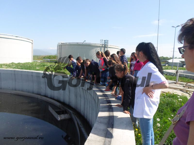 Elevii au vizitat staţiile de epurare a apei