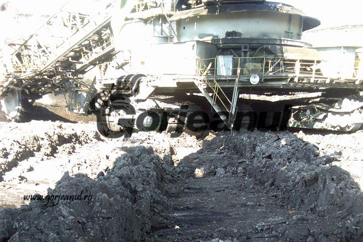 Bandă spintecată la UMC Lupoaia, din lipsa personalului aferent excavatorului