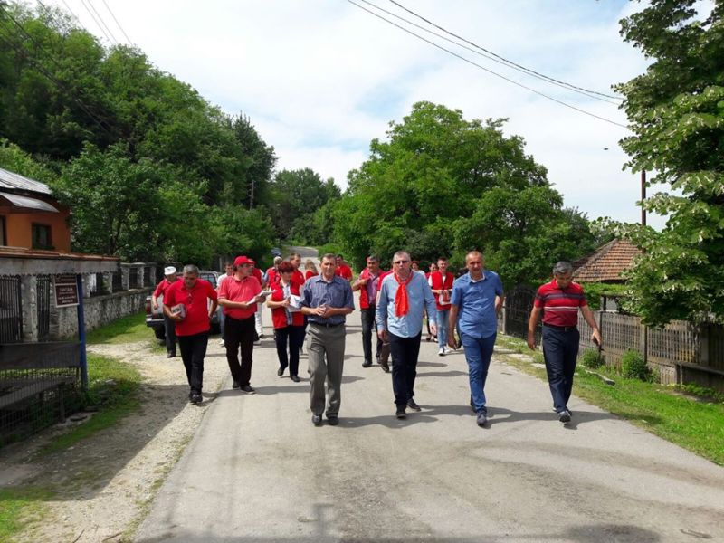 PSD Drăguțești, lângă cetățenii din Văleni