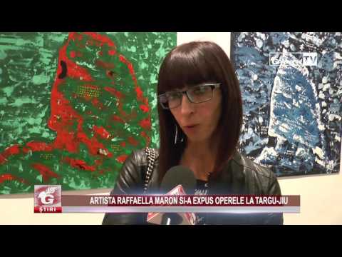 ARTISTA RAFFAELLA MARON ȘI-A EXPUS OPERELE LA TÂRGU-JIU