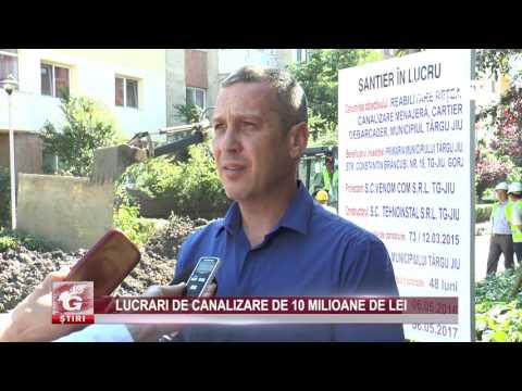LUCRĂRI DE CANALIZARE DE 10 MILIOANE DE LEI