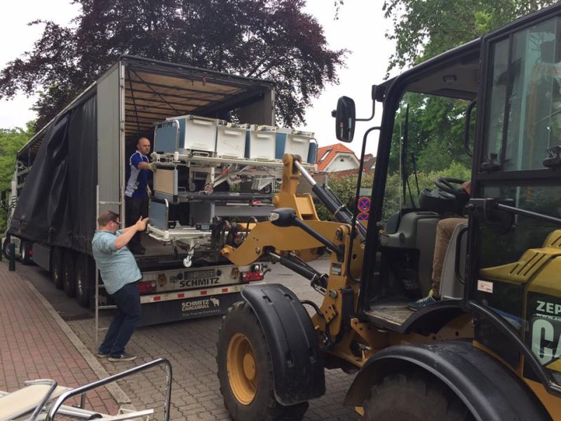 Al patrulea transport de la Kliniken Helfen ajunge la Spitalul Județean