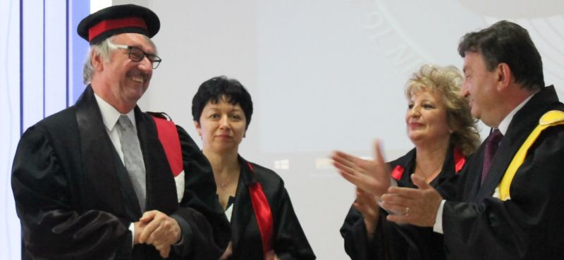 Eminentul savant german, Günther Stock – Doctor Honoris Causa al Senatului Universității «Constantin Brâncuși» din Tg. Jiu