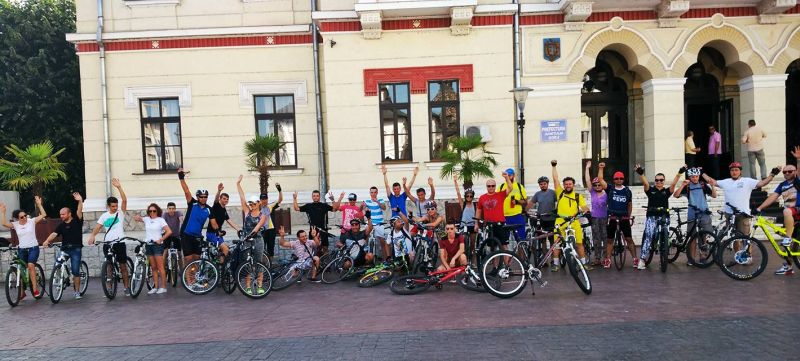 30 de participanți la Bicicliada 2016