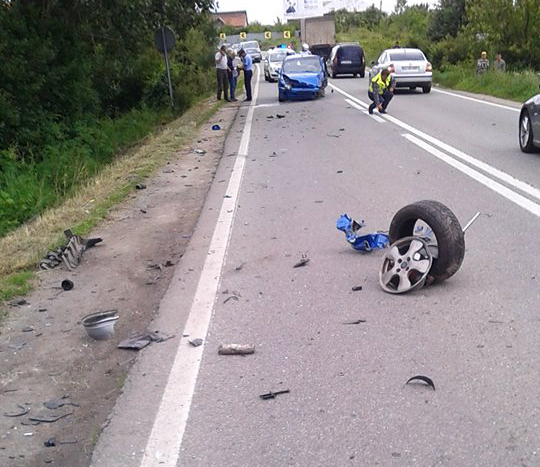 Accident grav la Copăcioasa