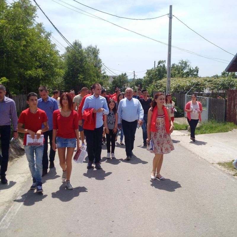Crasna votează PSD! Crasna votează Cristian Georgescu, primar!