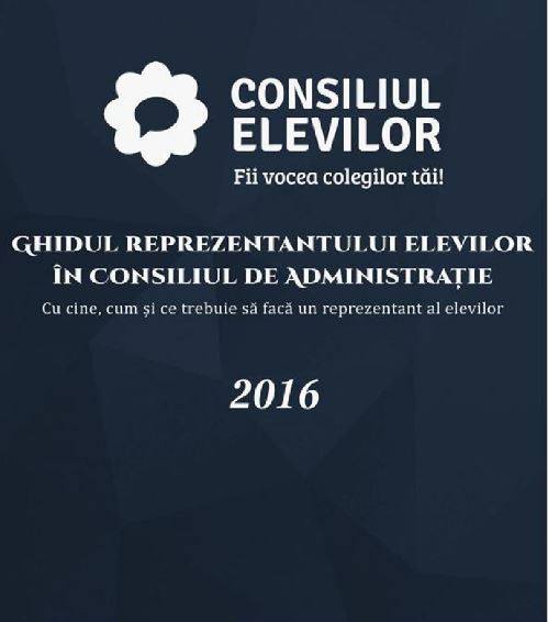 Ghid pentru reprezentanții elevilor