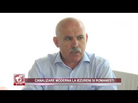CANALIZARE MODERNĂ LA IEZURENI ȘI ROMANEȘTI