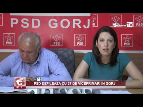 PSD DEFILEAZĂ CU 27 DE VICEPRIMARI ÎN GORJ