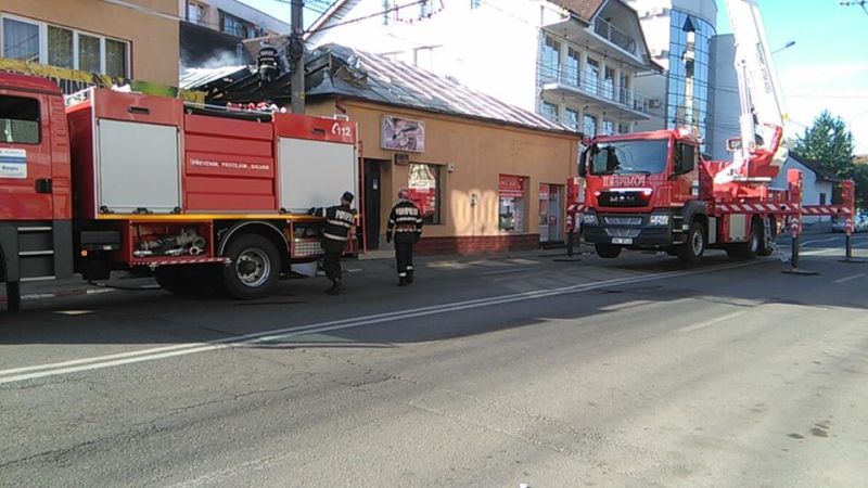 Incendiu la Târgu-Jiu