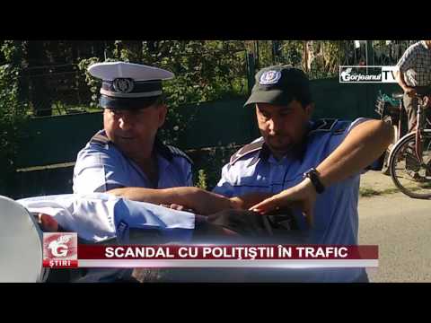 SCANDAL CU POLIŢIŞTII ÎN TRAFIC