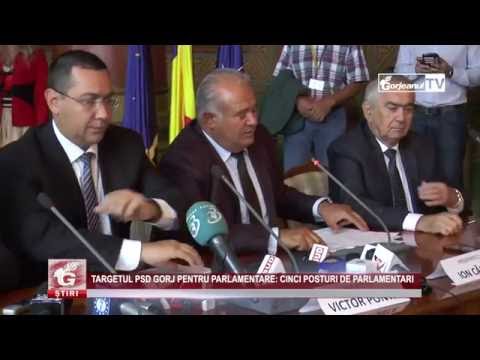 TARGETUL PSD GORJ PENTRU PARLAMENTARE: CINCI POSTURI DE PARLAMENTARI