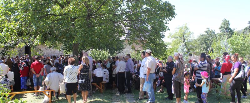 Sărbătoare Arhierească de Praznicul «Adormirea Maicii Domnului» de la Mănăstirea Polovragi, Gorj