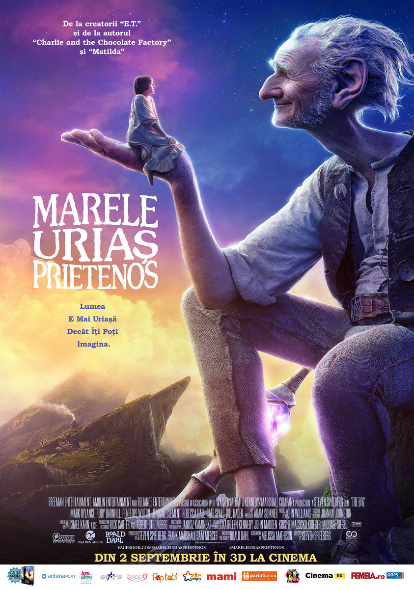 The BFG (2016) Marele Uriaş Prietenos – 14:30(3D), 16:30(3D)