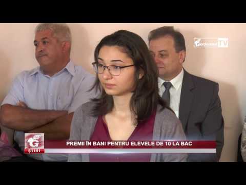 PREMII ÎN BANI PENTRU ELEVELE DE 10 LA BAC
