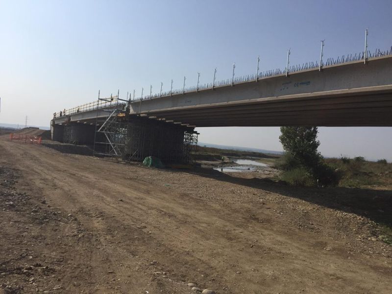 Lucrări la poduri și pasaje, pe Varianta ocolitoare a municipiului Târgu-Jiu