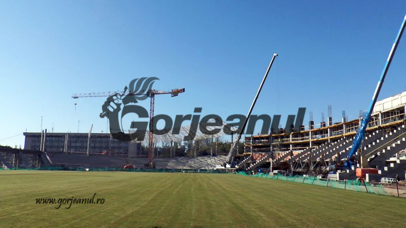 Noul stadion de la Târgu-Jiu prinde contur