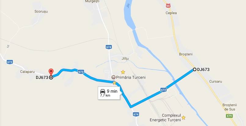 Drumul care traversează orașul Turceni, reabilitat de CJ Gorj