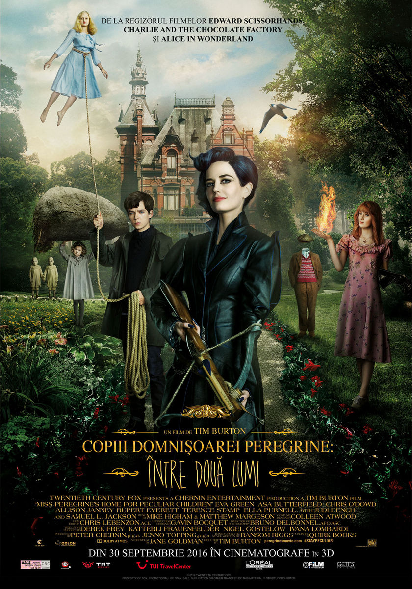 Miss Peregrine’s Home for Peculiars (2016) Copiii domnişoarei Peregrine: Între două lumi – 15:45(3D), 18:00(3D)