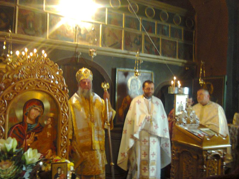 Sfântă Liturghie Arhierească la Biserica din Parohia Bâltișoara, comuna Runcu, Protoieria Tg. Jiu Nord, județul Gorj