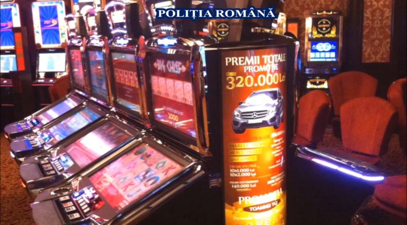 Rețineri după sute de percheziții la sălile de jocuri de noroc
