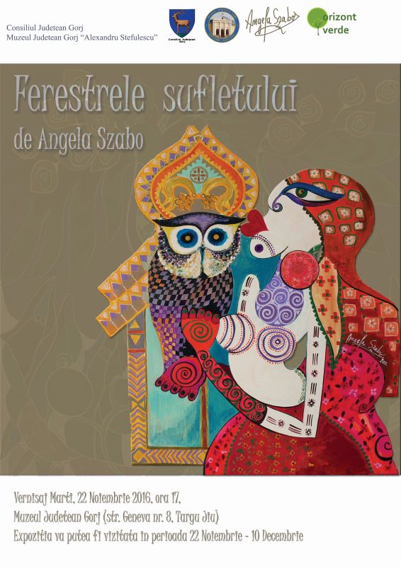 Angela Szabo expune ”Ferestrele sufletului” la Târgu-Jiu