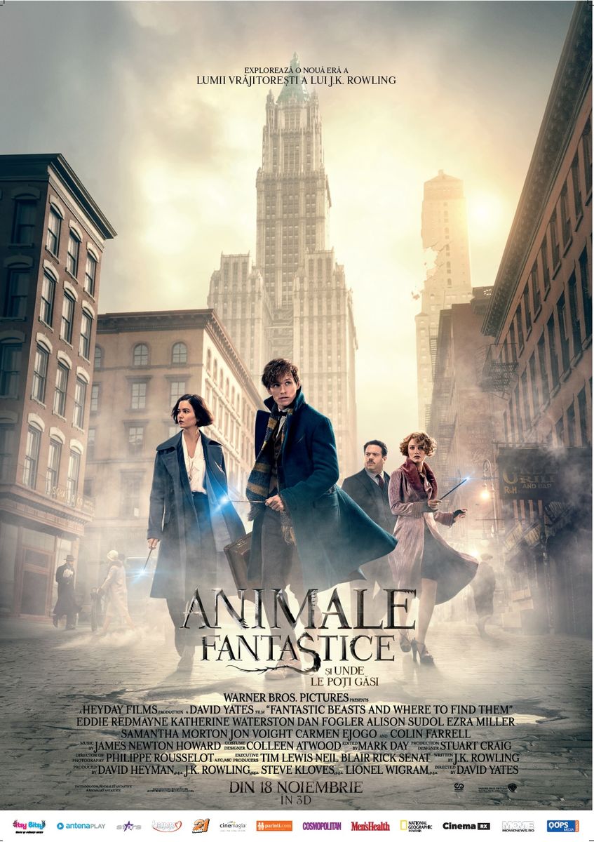 Fantastic Beasts and Where to Find Them (2016) Animale fantastice şi unde le poţi găsi – 20:30(3D)