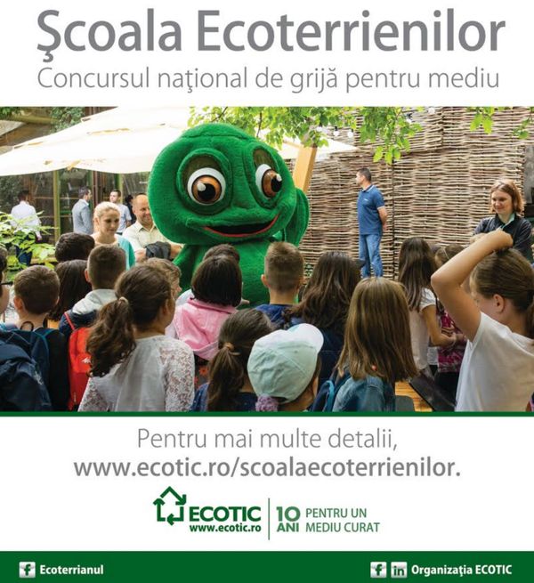 Înscrierile în campania naţională “Școala Ecoterrienilor”, aproape de final