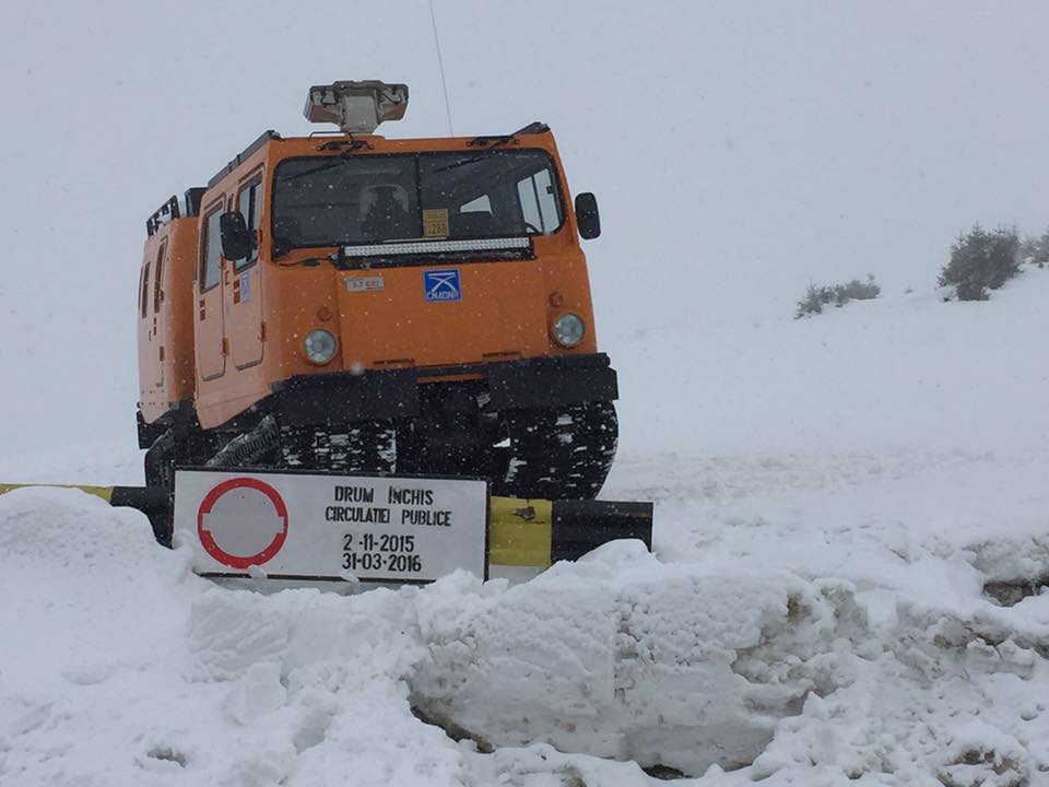 Transalpina rămâne închisă până în primăvara lui 2017
