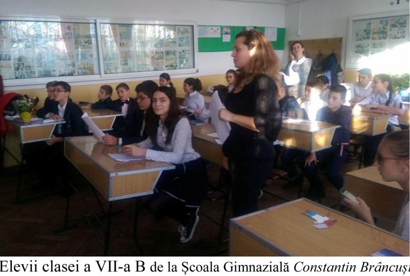 O strânsă colaborare între Şcoala Gimnazială „Constantin Brâncuşi” Târgu-Jiu şi Şcoala Gimnazială Nr. 1 Albeni- benefică elevilor