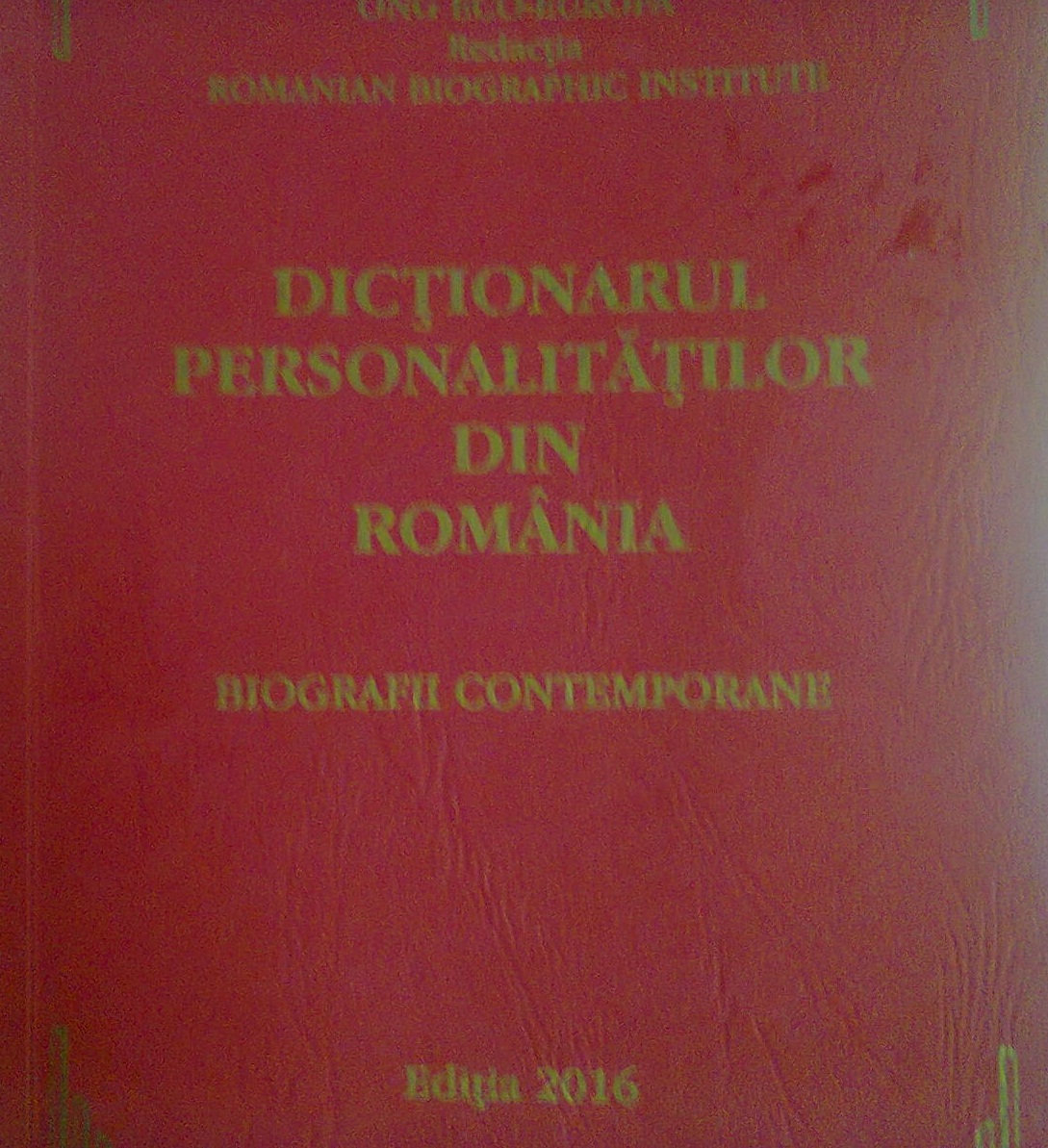 Domnul prof. univ. dr. Adrian Gorun, al treilea an consecutiv, în Dicționarul personalităților din România!