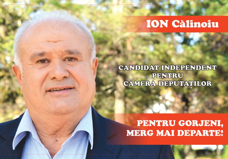 Ion Călinoiu, candidat independent la Camera Deputaților: scrisoare deschisă