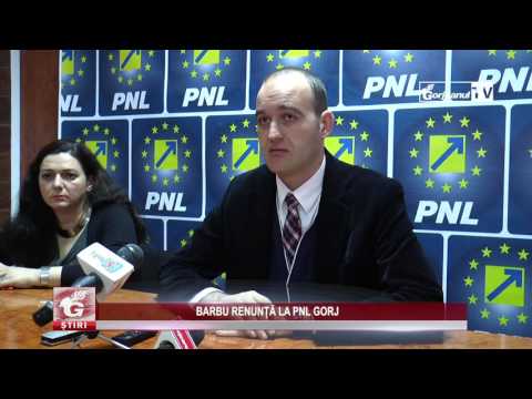 BARBU RENUNȚĂ LA PNL GORJ