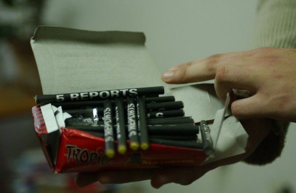 Copii prinși cu petarde în Parcul Central