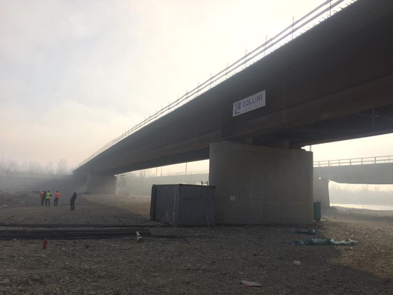 A fost realizat cel mai mare pod de peste Jiu