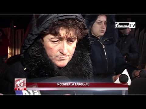 INCENDIU LA TÂRGU-JIU