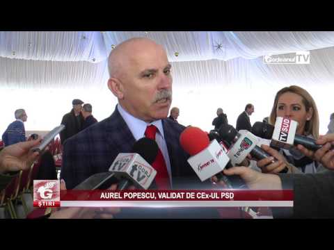 AUREL POPESCU, VALIDAT DE CEx-UL PSD