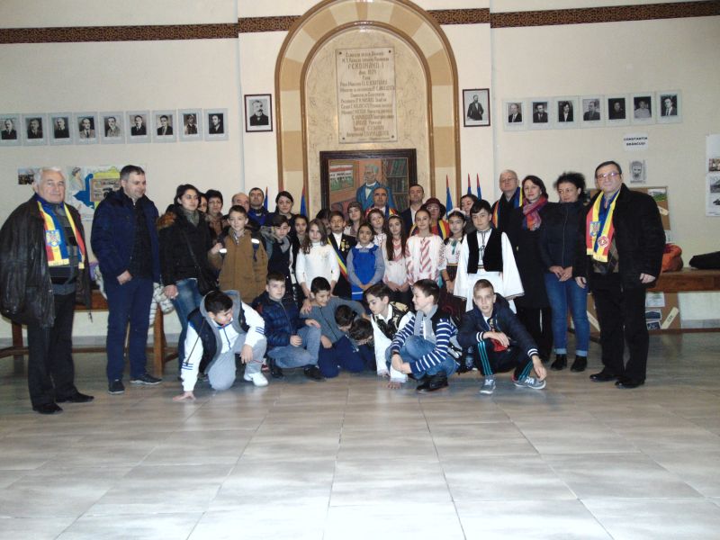 Unirea Principatelor Române sub conducerea lui Alexandru Ioan Cuza – (Mica Unire) de la 1859, evocată în ziua de 25 ianuarie 2017, la Colegiul Național „Spiru Haret” din Tg. Jiu