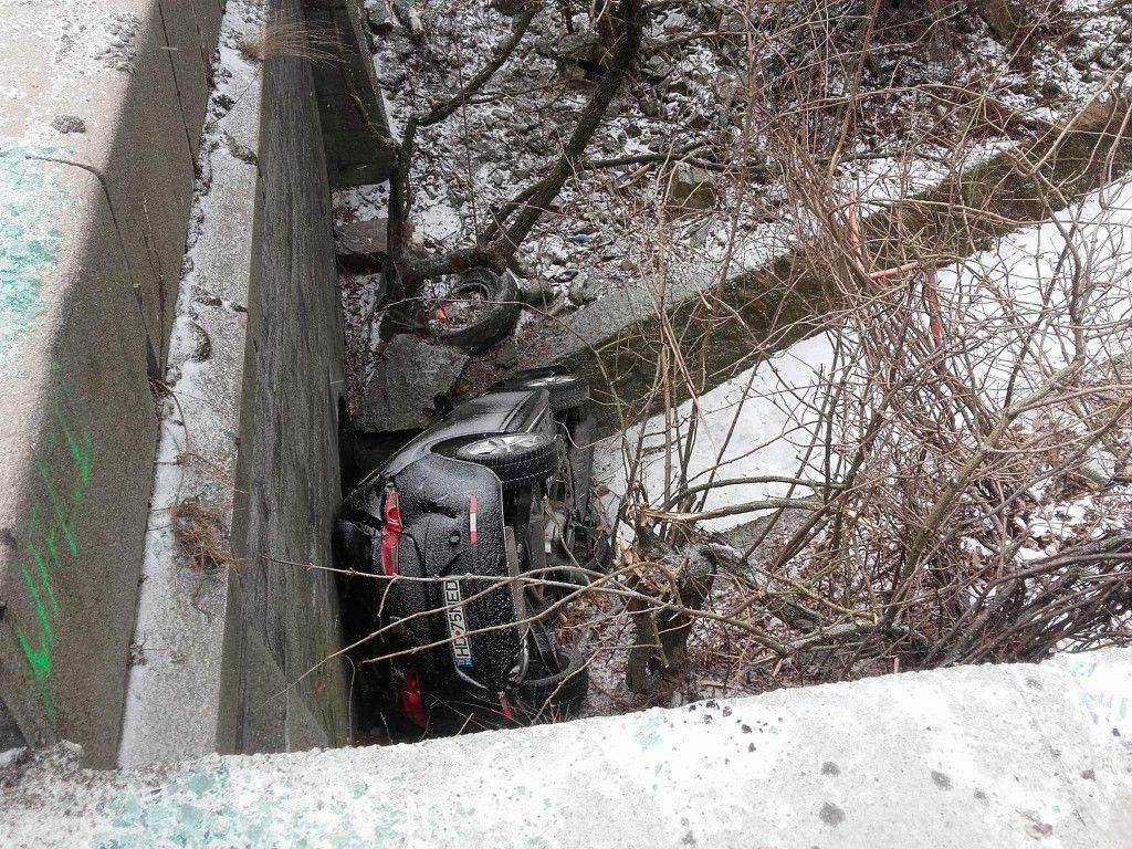 Accident spectaculos pe Defileul Jiului