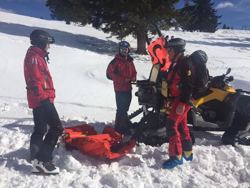 Stațiunea Rânca a găzduit un exercițiu de salvare din avalanșe