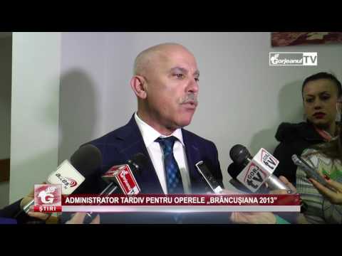 ADMINISTRATOR TARDIV PENTRU OPERELE „BRÂNCUȘIANA 2013”