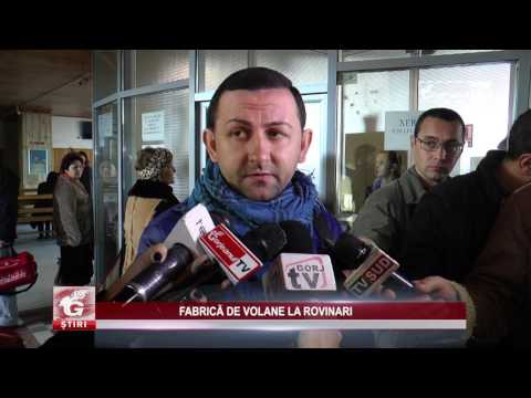 FABRICĂ DE VOLANE LA ROVINARI