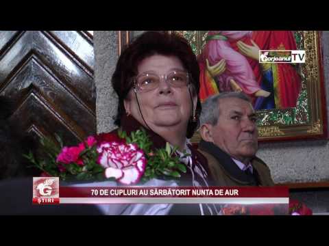 70 DE CUPLURI AU SĂRBĂTORIT NUNTA DE AUR
