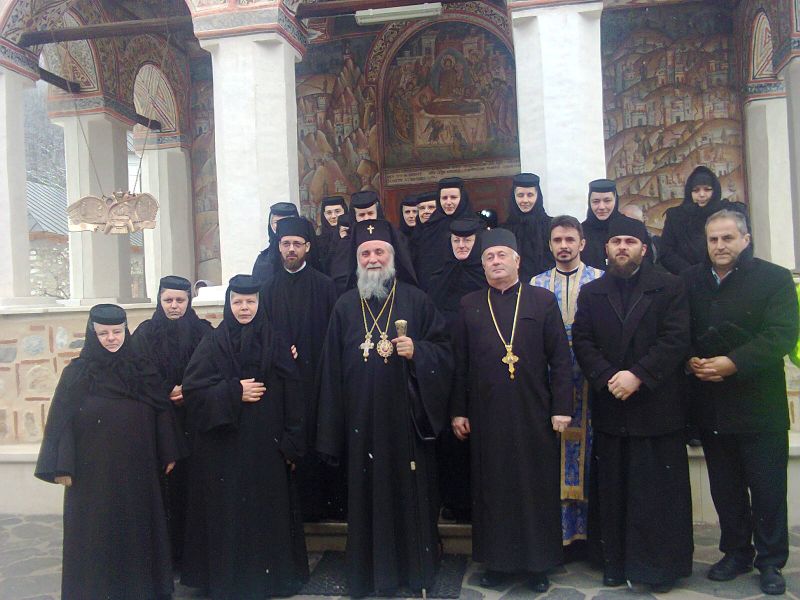 Sfântă Liturghie Arhierească la Mănăstirea Polovragi, Protopopiatul Tg. Cărbunești, Județul Gorj